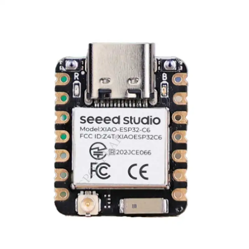XIAO-placa pequeña ESP32C6, dispositivo con WiFi y Bluetooth 5,0, para Arduino, SeeedStudio, ESP32 C6