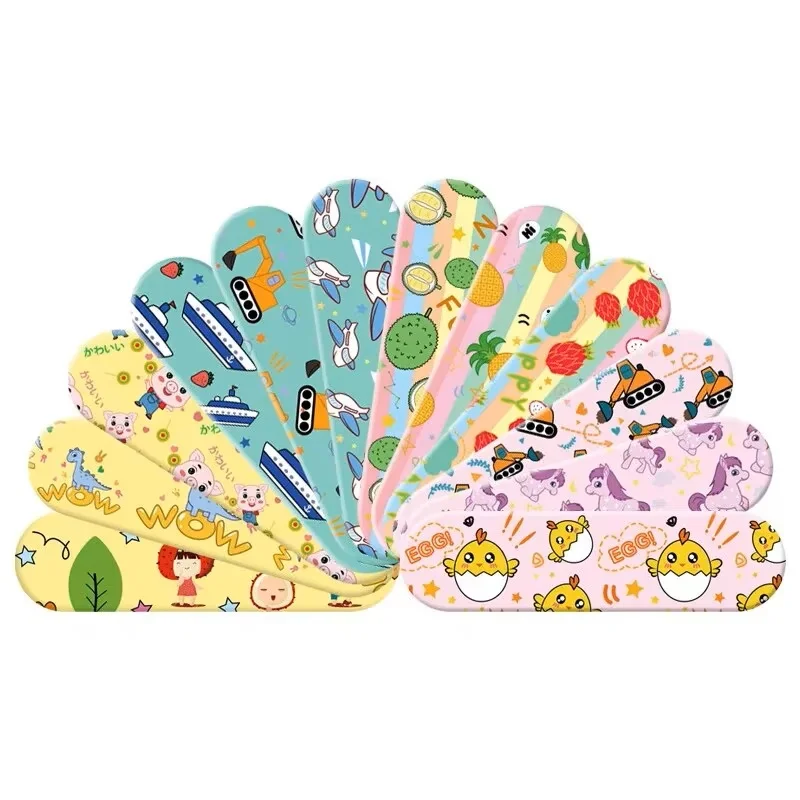120Pcs Cartoon Tier Muster Blutstillende Kinder Nette Pflaster Selbstklebende Verband Erste Hilfe Notfall Kit Wundpflaster Patches
