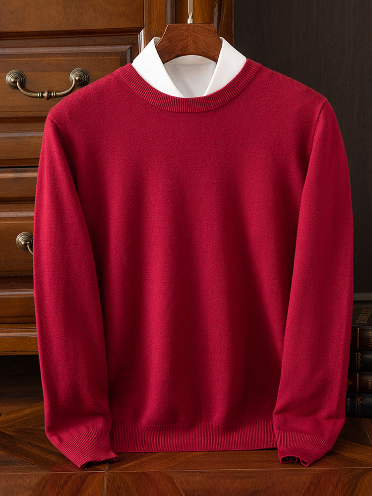 Lente Herfst Merinowol Trui Heren O-hals Lange Mouw Kasjmier Truien Trui Vrouwelijke Kleding Grace Tops