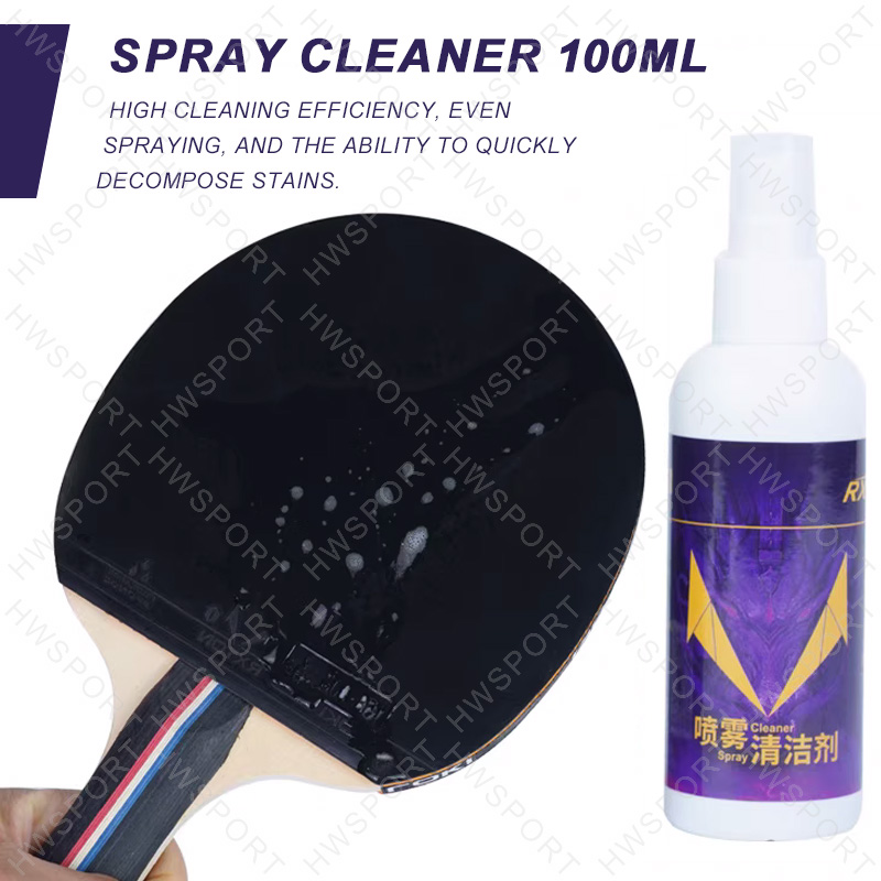 LOKI Tischtennis-Gummireiniger, Schaumtyp, Sprühtyp, Ping-Pong-Schlägerreiniger, beseitigt Schmutz und Staub