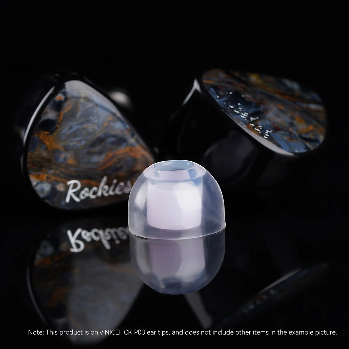NICEHCK P03 Transparent Liquid Silicone Ear Tips Noise-canceling Soft Safe Eartips Earphone Accessories for NX8 Que Cantor IEM