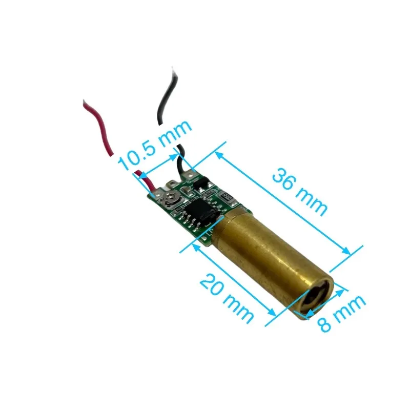 Green dot diameter 8mm laser head 532nm 10mw laser sight, laser indicator light, laser module