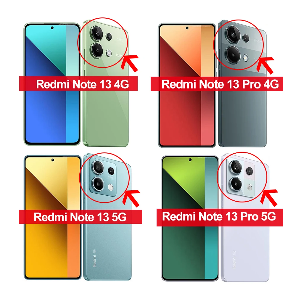 Funda de teléfono de silicona líquida Original para Xiaomi Redmi Note 13 13Pro Note13 Pro + Note13Pro Plus 5G cubierta trasera a prueba de golpes