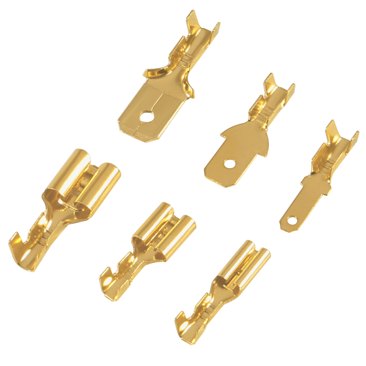 270PCS Box Isolierte Männlich Weiblich Draht Stecker 2,8/4,8/6,3mm Elektrische Crimp Terminals Termin Spaten anschlüsse Assorted Kit