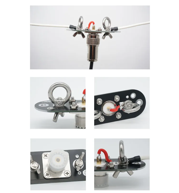 Shortwave Antenna GP Positive V Inverted V Dipole Mini AT-DP Adapter Board Board Long Line End Feed for Set Antenna for Outdoor