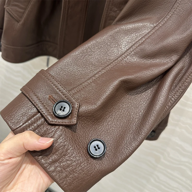 レディースヴィンテージパッチワーククラッシュコート,シープスキンアウター,婦人服,y2k,L-W * w * 2024aw