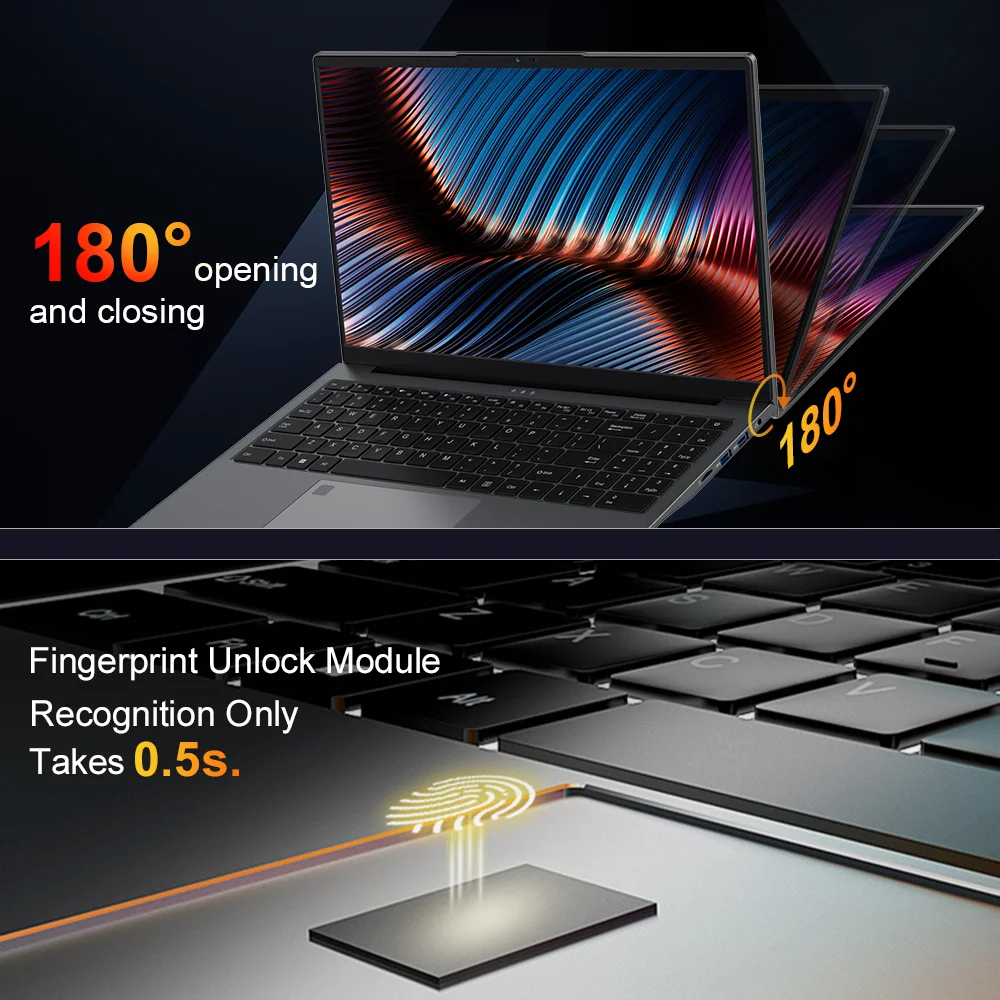Ninkear A15 Plus Laptop FHD IPS da 15,6 pollici 32 GB DDR4 1 TB AMD Ryzen7 5825U PCIE Notebook 5000 mAh Batteria a lunga durata