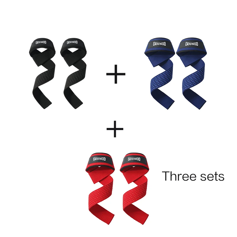 2PC/4PC/3PAIR 역도 스트랩 미끄럼 방지 실리콘 리프팅 손목 스트랩 강도 훈련 데드리프트 크로스핏 핸드 그립 손목