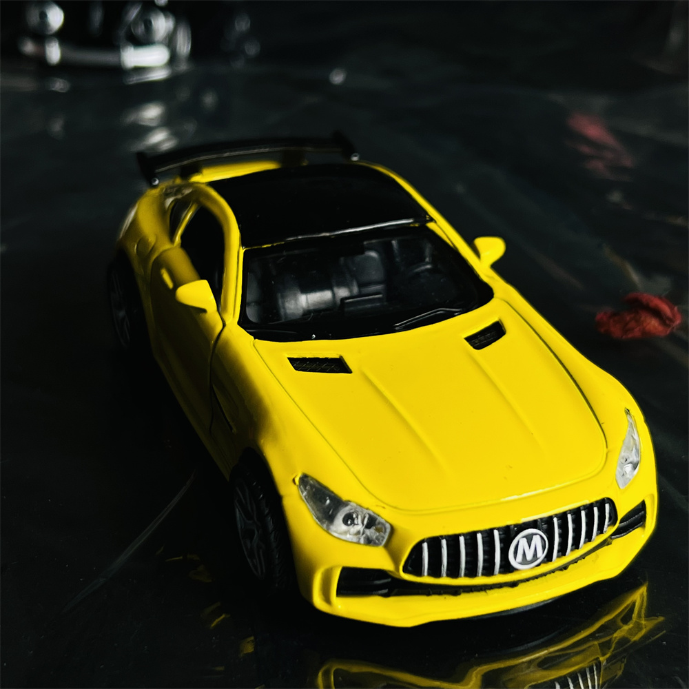 Super carro esportivo simulação liga modelo, brinquedo de carro esportivo infantil, modelo de carro menino, enfeite do bolo