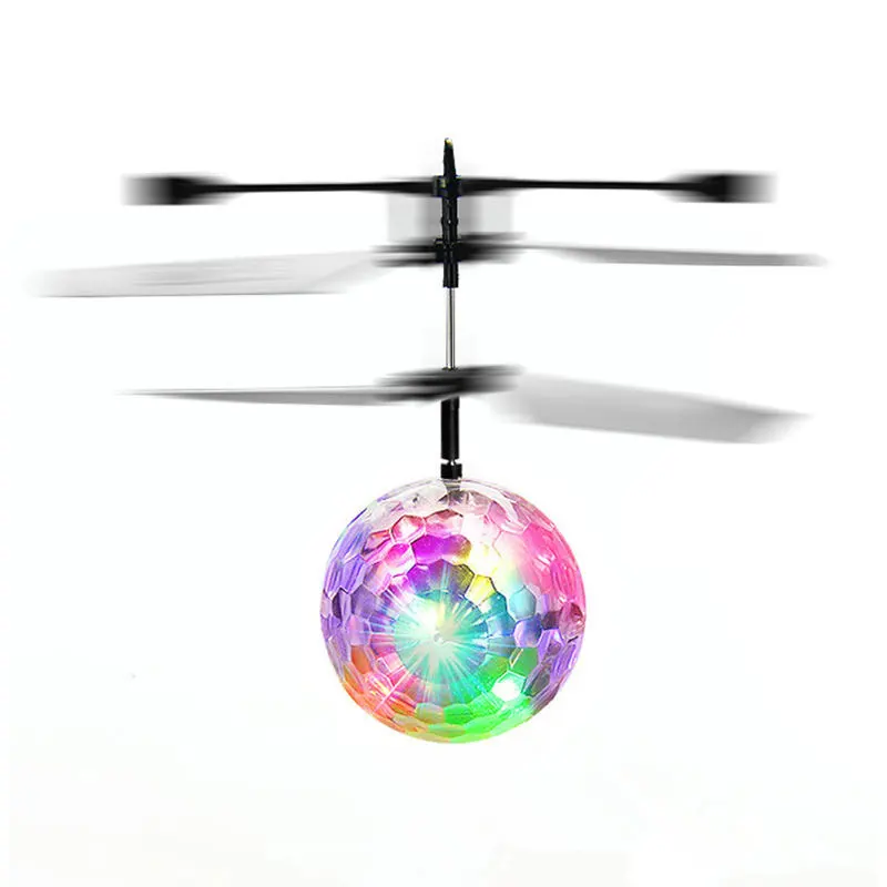 Children's Toy Induction Colorful Crystal Ball Gyroscope Intelligent Induction Floating Ball Luminous Toy