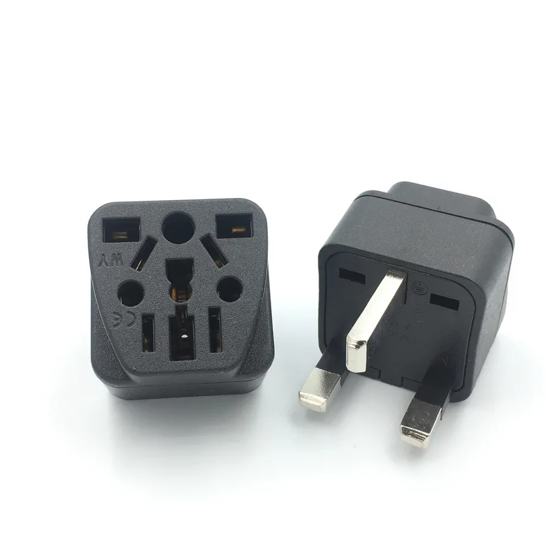 Adaptador de tomada de viagem do reino unido, tomada de conversão multitipo para grã-bretanha, singapura, malásia, conversor de energia