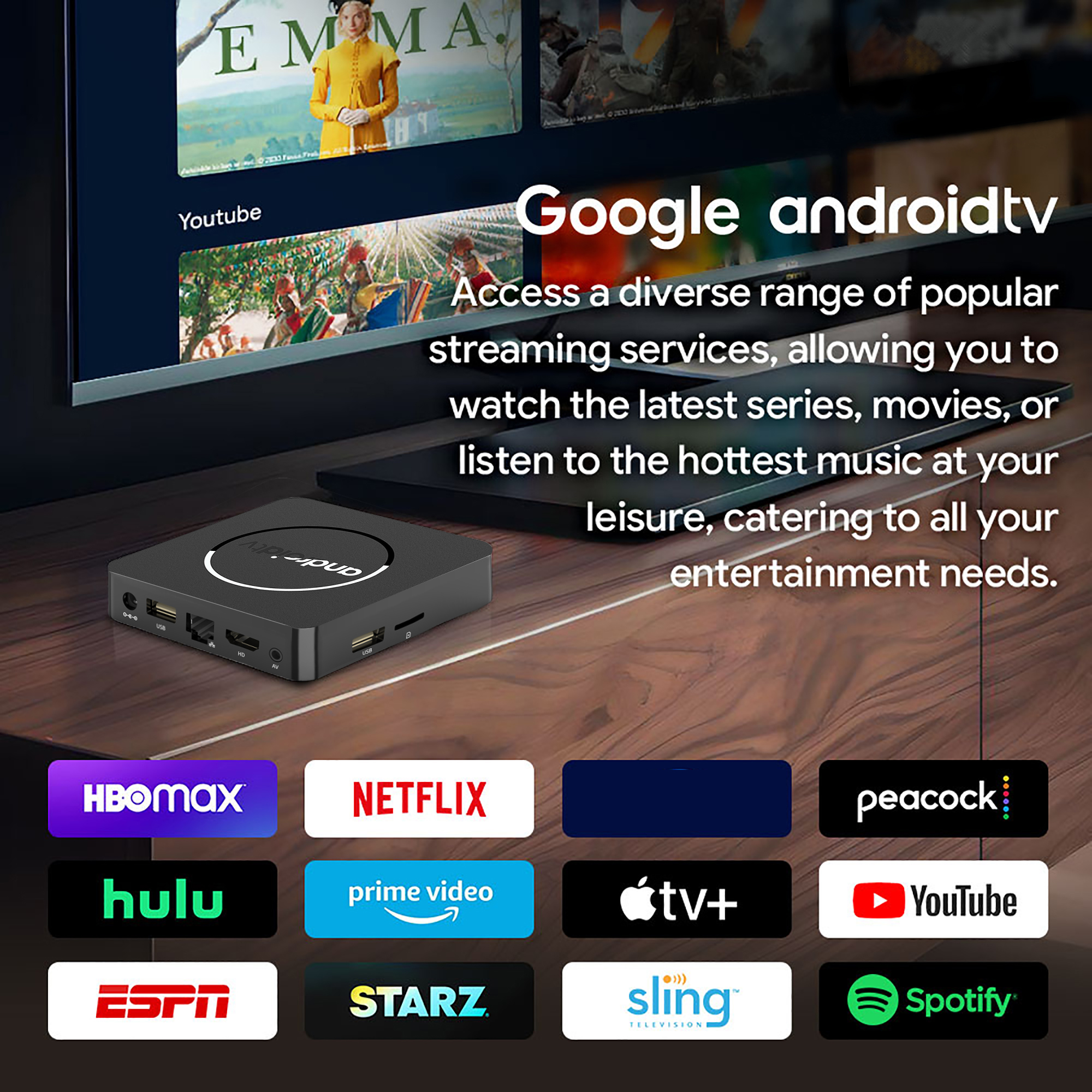 グローバルバージョンQ1アンドロイド13ストリーミングテレビボックスYouTube Netflix 4K Ultra HD AllWinner H313 Google AssistantHDR102G16Gデュアル5G WiFi