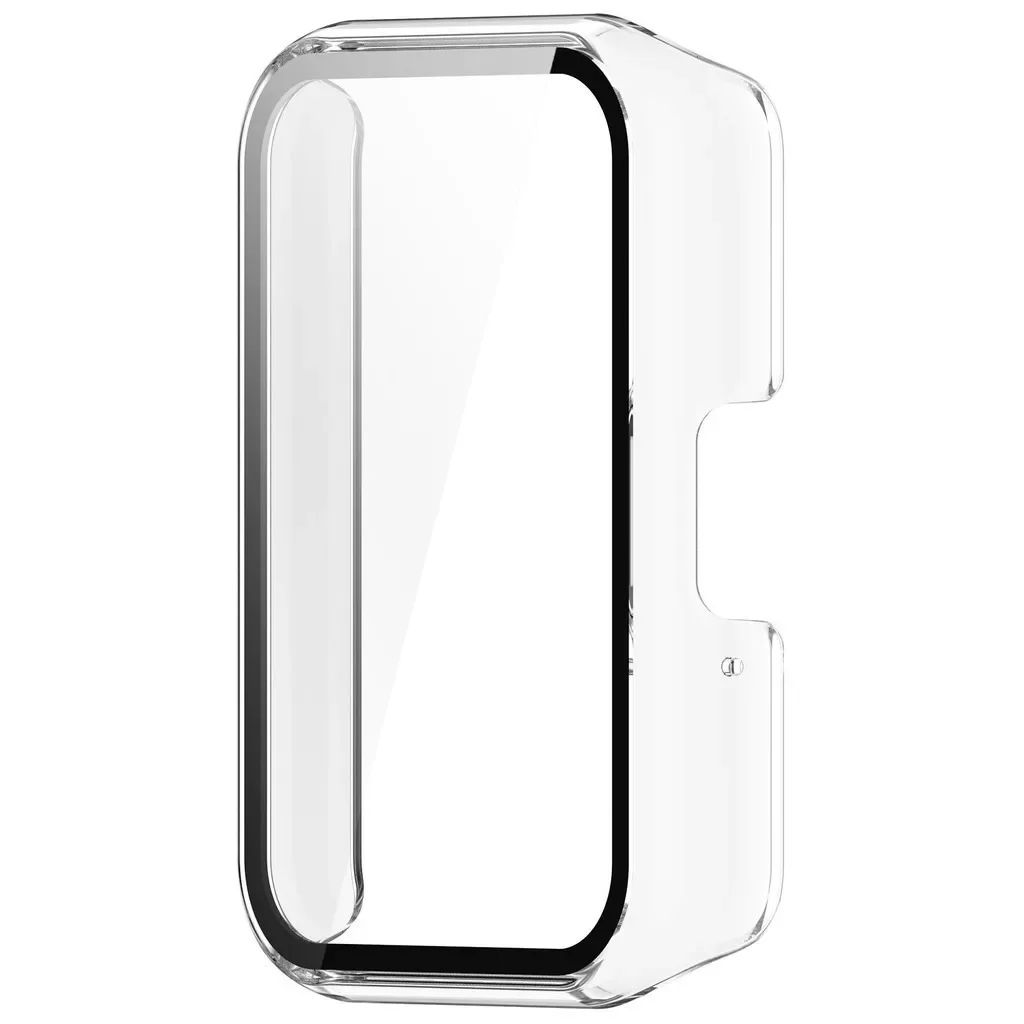 Capa protetora para smartwatch, capa protetora para samsung galaxy fit 3 SM-R390 pc com vidro temperado, anti-queda e antiarranhões