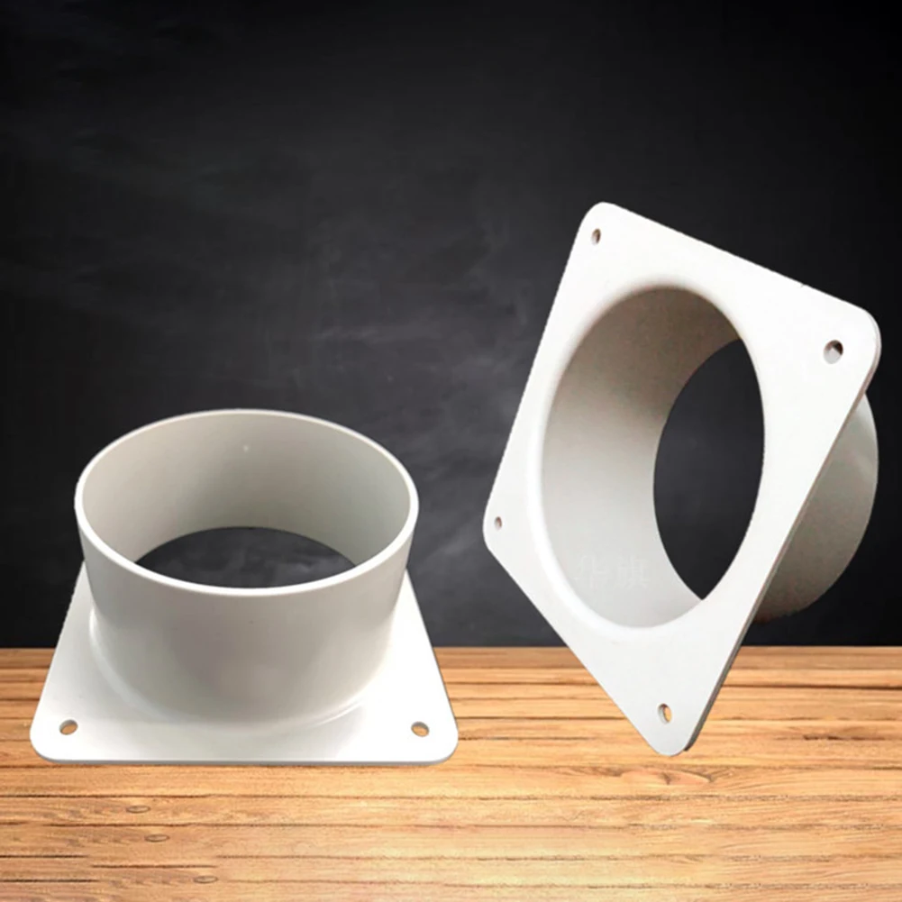 Conector do duto de ventilação de ar flange tubo de ventilação reto ferramentas de duto de plástico componentes do sistema de ventilação de melhoria da casa