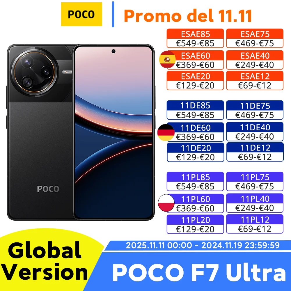 POCO F7 ULTRA, Vorderpreis Flaggschiff Snapdragon ® 8 Elite riesiger 5300-mAh-Akku (Typ) AMOLED Flow
