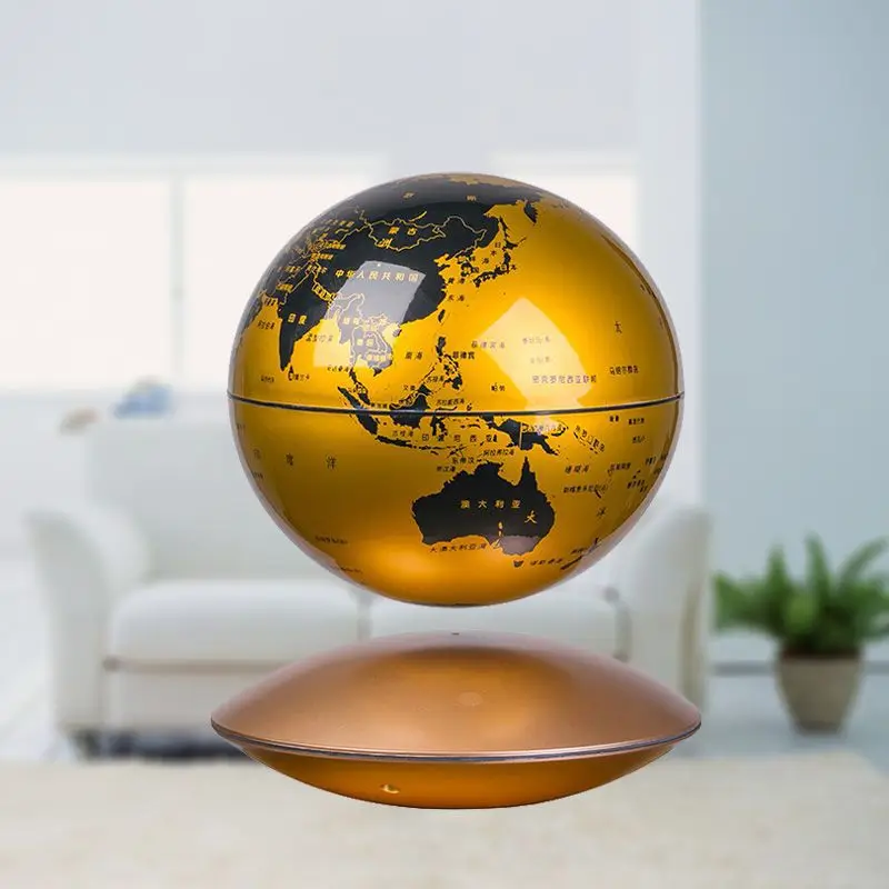 Maglev Constellations Earth Lights Office Home Creative Desktop LED luces nocturnas rotación automática de 360 grados regalo novedoso