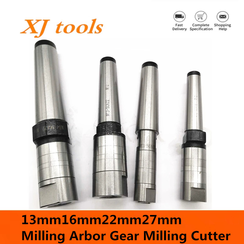 13мм16мм22мм27мм Фрезерная оправка Шестерня Фреза Аксессуары No. Конус Морзе 2 3 4 MT2 M10 MT3 M12 MT4 M16 Держатель фрезы