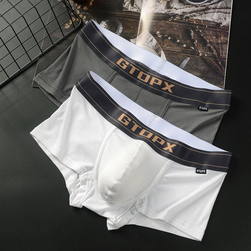 Men's boxers & briefs U raised pouch Sports boxer man pack Breathable sexy panties Sweat woker onlyfans underwear man GTOPX MAN