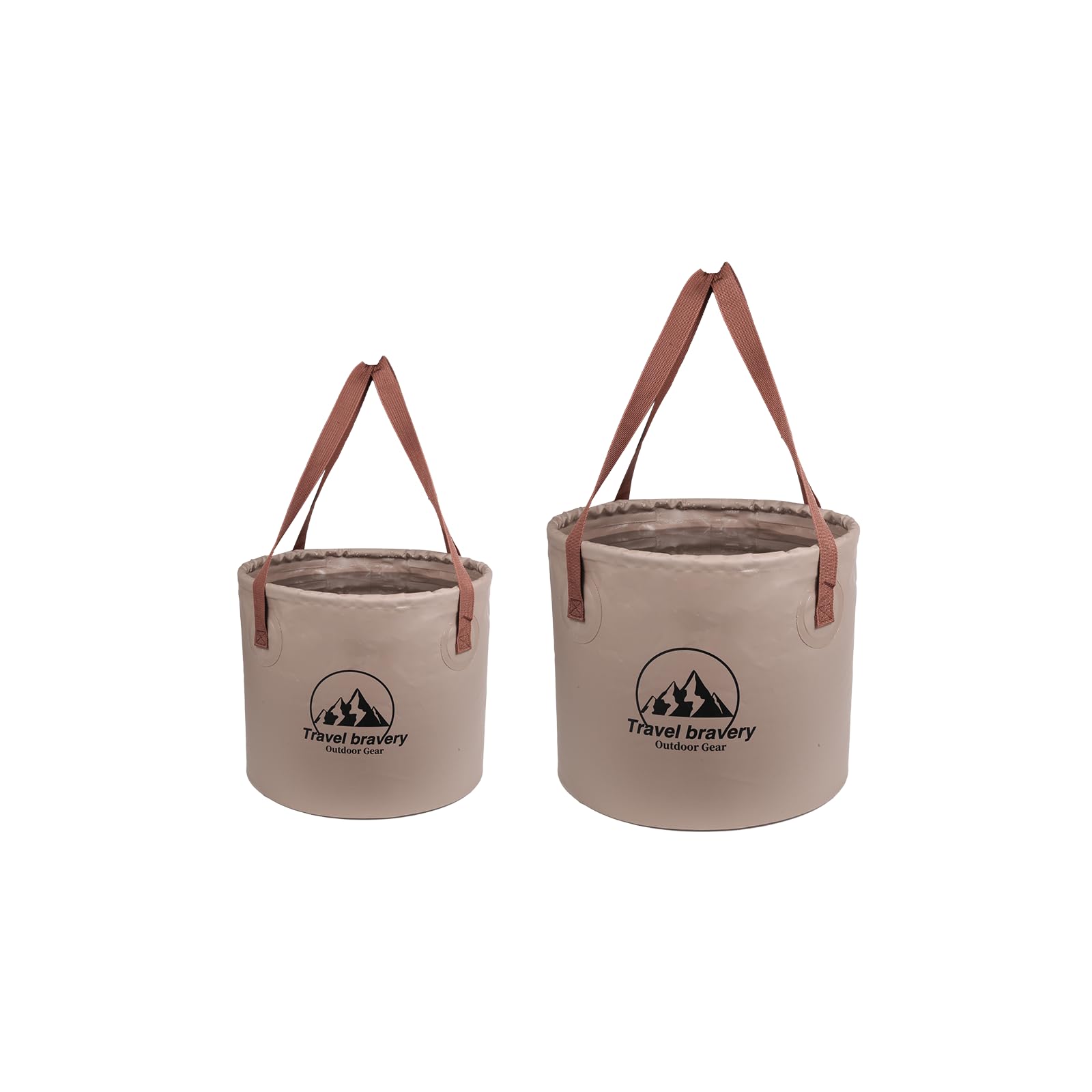 Outdoor draagbare opvouwbare emmer, picknick, visemmer, kamperen, met water gevulde groenten en fruit (bosgroen, 10L,5L)