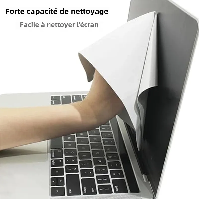 Per MacBook Pro 13/15/16 pollici in microfibra antipolvere panno per la pulizia dello schermo del computer portatile protettivo notebook palmo tastiera coperta copertura