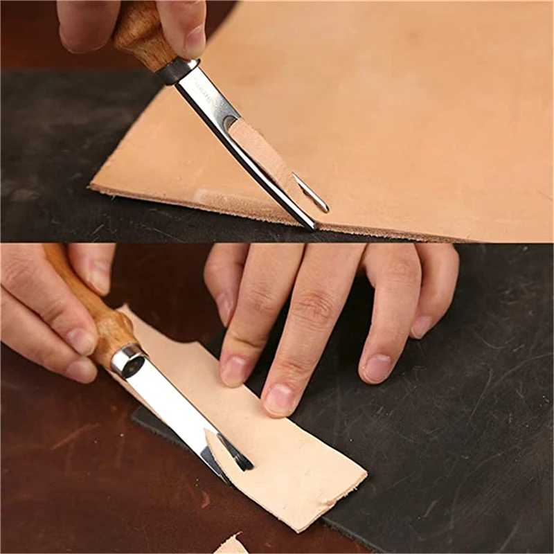 เครื่องมือตัดขอบหัตถกรรมเครื่องหนังตัดด้วยมือแบบ DIY หัตถกรรมเครื่องหนังตัดด้วยมือ