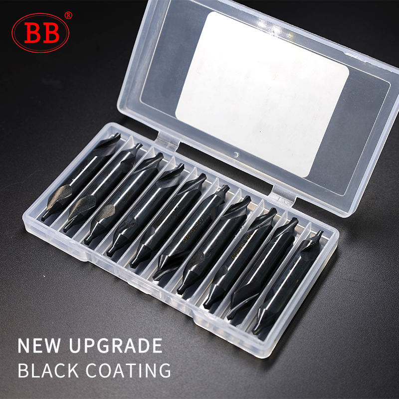 Центральное сверло BB HSS Co M35, зенковка, токарная фреза, форма 60 градусов, диаметр 1, 1,5 1,6 2 3,15 4 5 6 для металла, алюминия