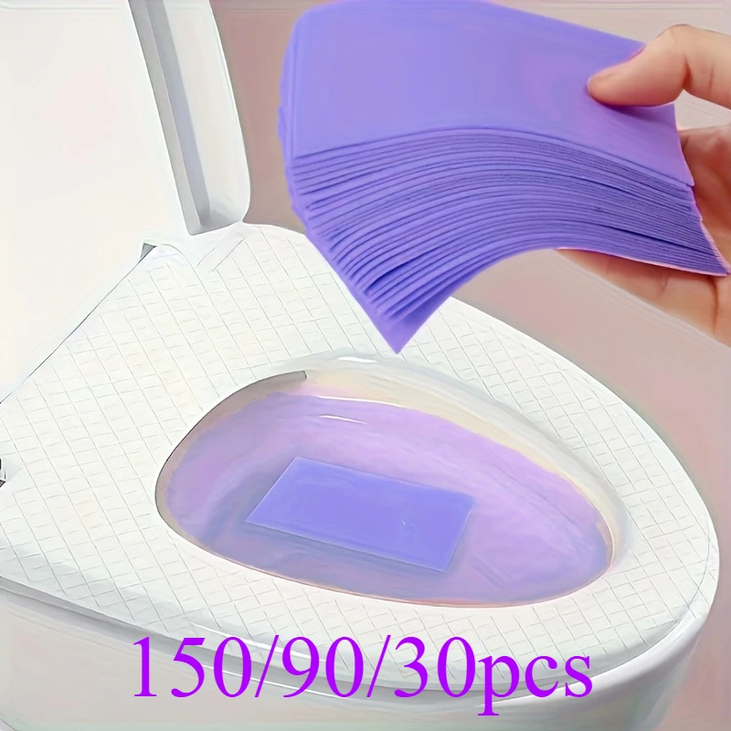 30/90/150 Stück desodorierende Toilettenreinigungstabletten, leistungsstarker Allzweckreiniger für helle Toiletten und Böden, beseitigt Gerüche, Skala