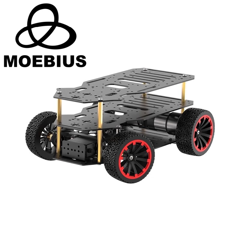 Hiwonder montiert 5 kg Last Ackerman Roboterauto Metallgehäuse Dual Encoder Motor Vorderrad Lenkgetriebe ROS Roboter Basissatz