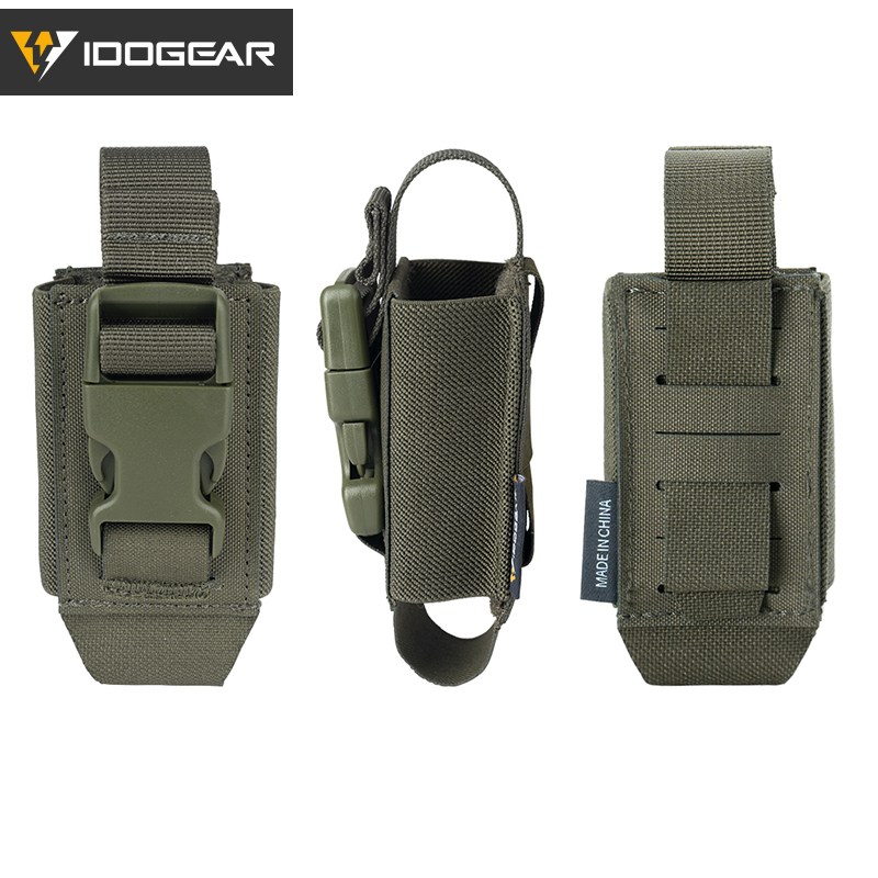 IDOGEAR-bolsa táctica individual Flashbang, bolsa para herramientas, portador multifunción MOLLE 3593