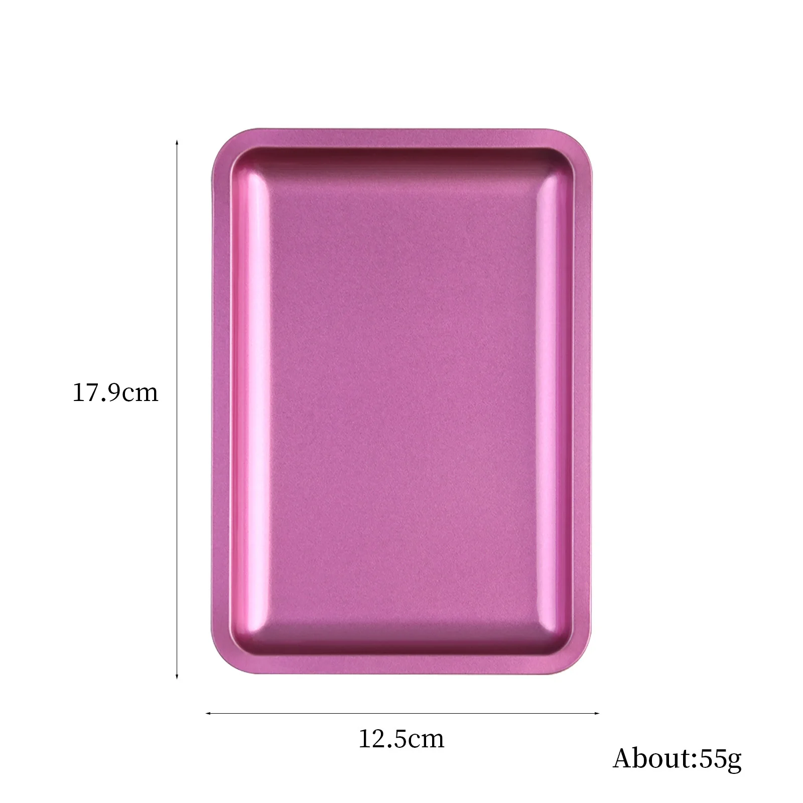 1PC Piazza In Acciaio Inox Vassoio di Immagazzinaggio Cosmetico Unghie Artistiche Manicure Piatto Pinzette Clippers Penne Contenitore Unghie Finte Piatto Strumenti