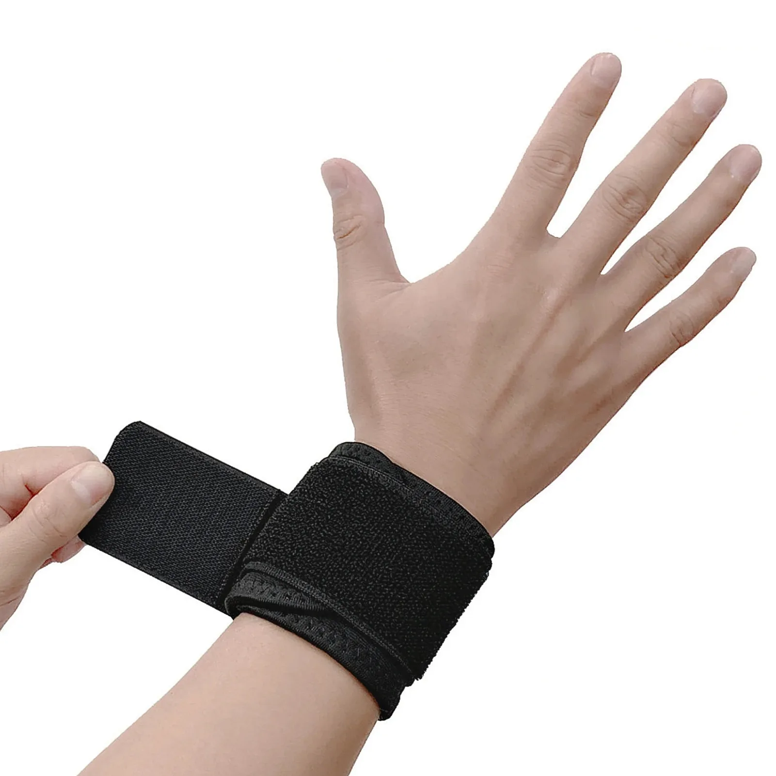 สายรัดข้อมือรั้งข้อมือStabilizerปรับผ้าพันแผลข้อมือProtectorซ้าย/ขวามือข้อมือWrapsฟิตเนสสํานักงานบรรเทาอาการปวด