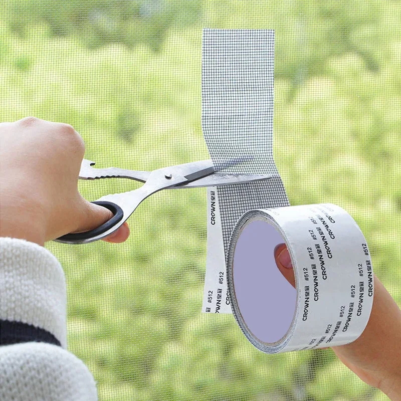 Fix Net Window Home Adhesive Anti Mosquito Fly Bug Insect Repair Screen Wall Patch Stickers Mesh Window Screen Window Net Mesh