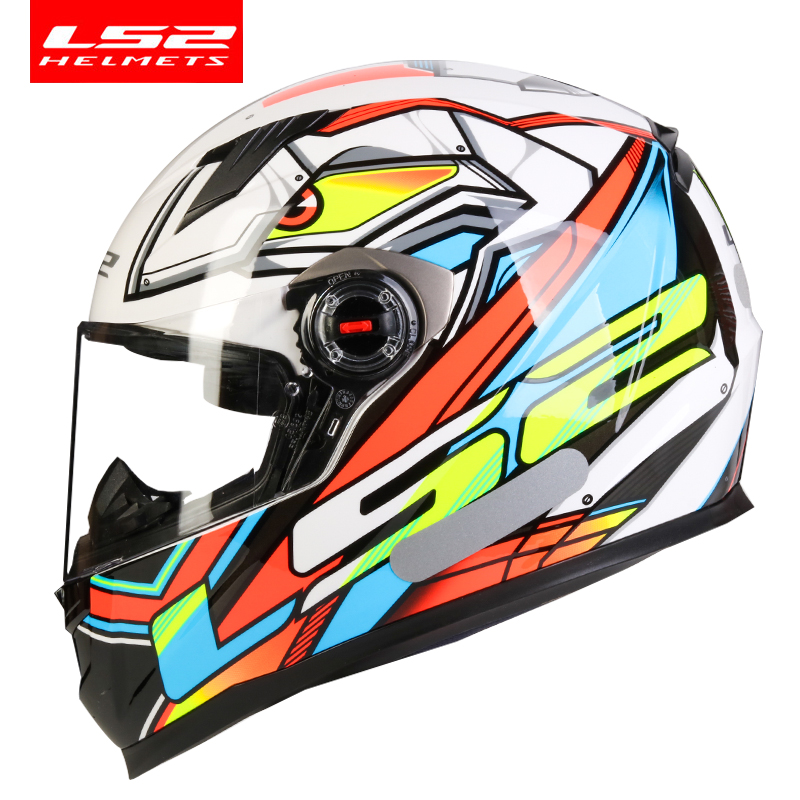 LS2 FF358 Full Mặt Moto Rcycle Mũ Bảo Hiểm Cao Cấp Ls2 Brasil Cờ Capacete Casque Moto Mũ ECE Chấp Thuận Không Bơm