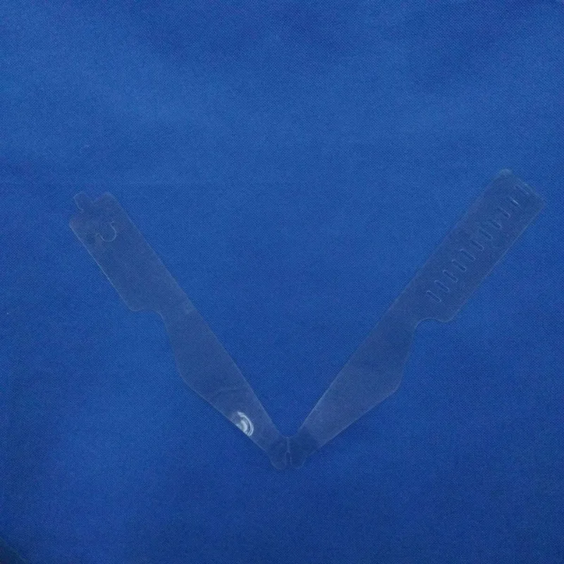 200 ชิ้น PVC ใสพลาสติกเทปคอปกและปลอกคอ