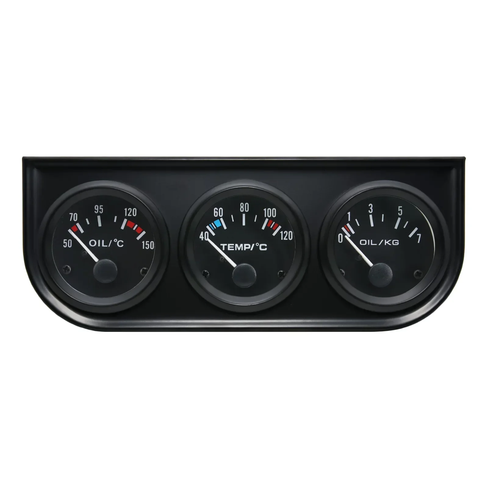 Neue 2 "52mm Öl Temp Öldruck Volt Auto 3 in 1 Triple Meter Modifikation Gauge 40 ~ 120 Celsius Wasser Temperatur Sensor 1/8NPT