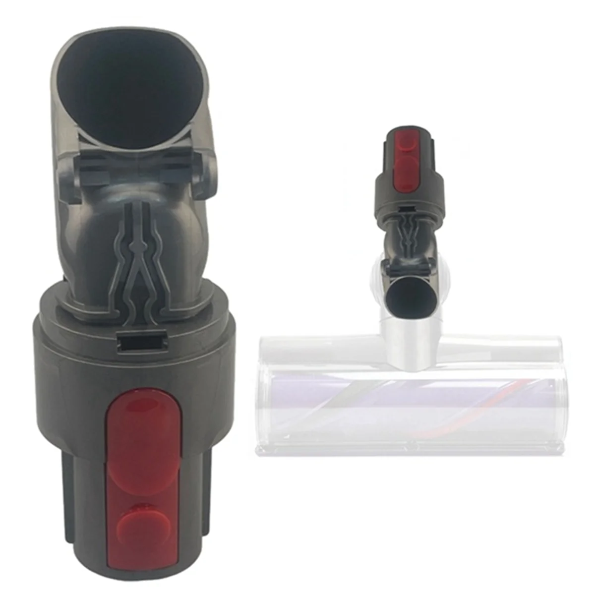 BABQ For Dyson V7 V10 V11 V15 Vacuum Cleaner Accessories 100W Direct Drive Suction Head Connector Adapter+V-Ball Wheel