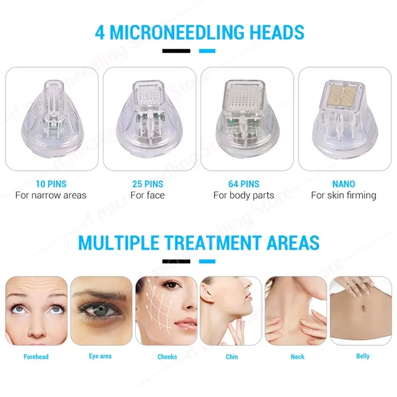 ตลับ microneedling rf 10/25/64 นาโนเมตร