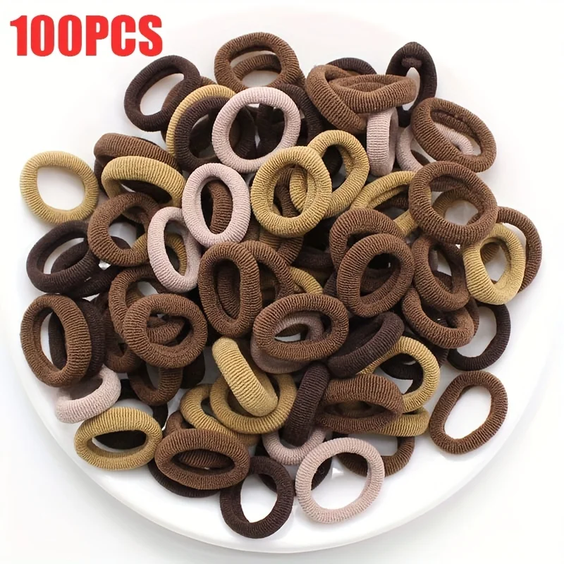 100/300pcs เด็กเชือกผมยืดหยุ่น,สาว Scrunchies อุปกรณ์เสริมผมชุด,Original Choice สําหรับของขวัญ