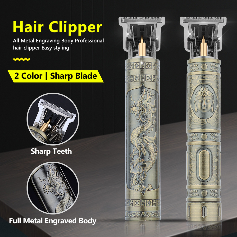 Ensemble de machine à couper les cheveux rétro T9 pour hommes, tondeuse à vestes, rasoir électrique pour hommes, Lence Pro Barber, rasoir pour zones sensibles, original