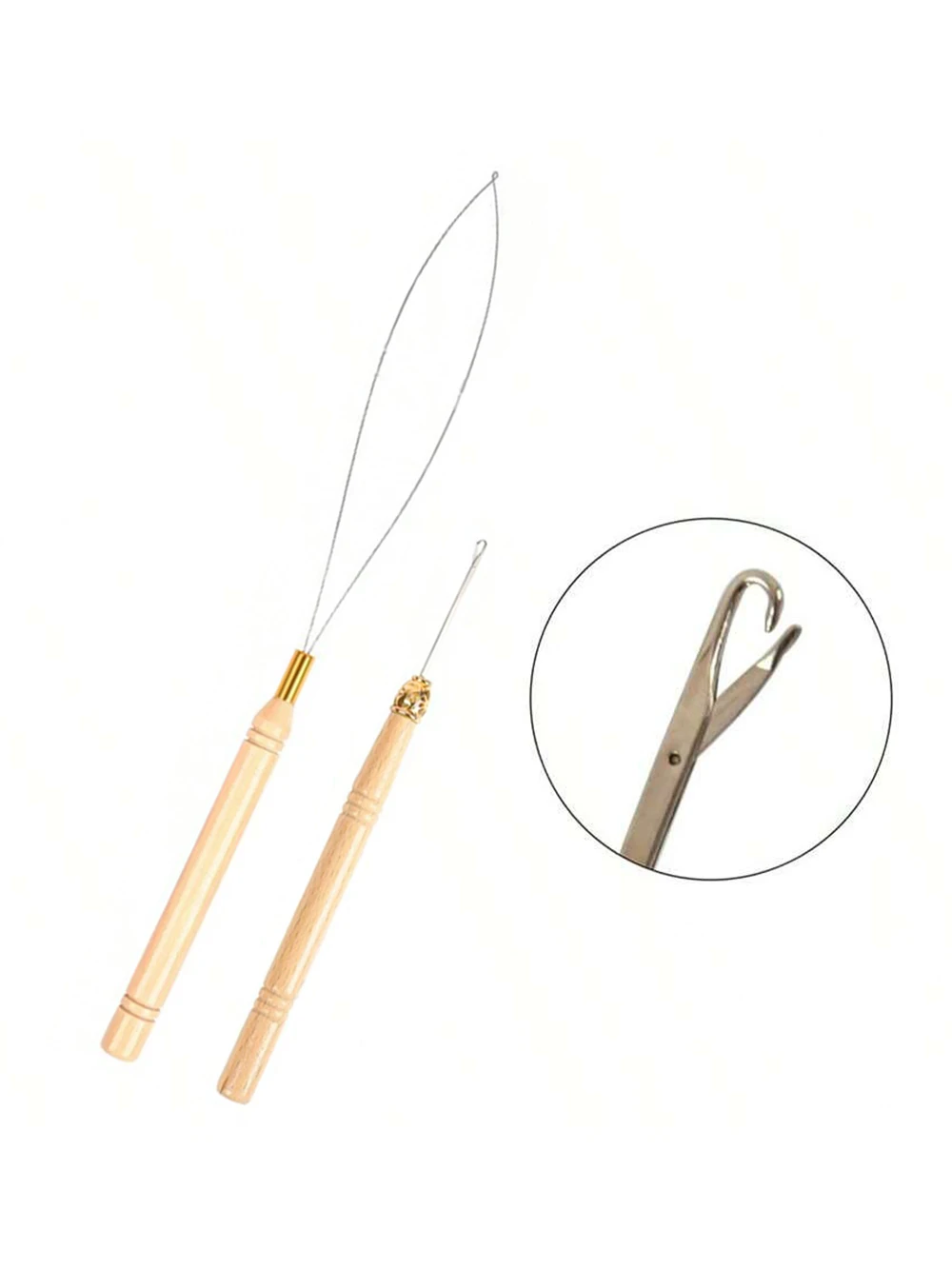Cabelo Extensões Tool Kit, I-Tip Extensão do Cabelo Alicate, Puxando Gancho Bead Device Kits, 5 mm Micro Links Anéis Beads, 100 pcs