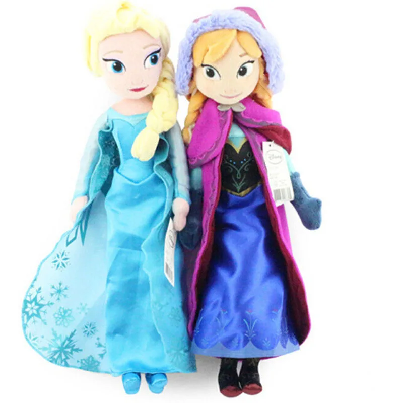 Disney congelado elsa anna princesa boneca de pelúcia olaf boneco de neve gelo sven flareon bruni brinquedo meninas crianças presentes de natal
