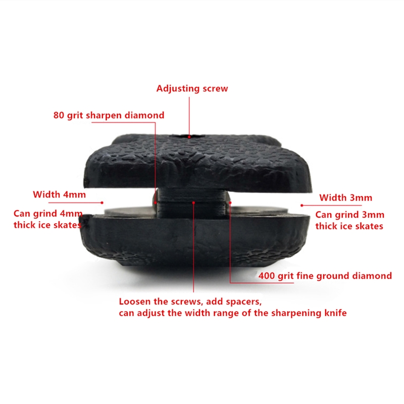 652F Kim Cương Mài Lưỡi Trượt Băng Khúc Côn Cầu Mài Đá Dầu Động Cho Lan
