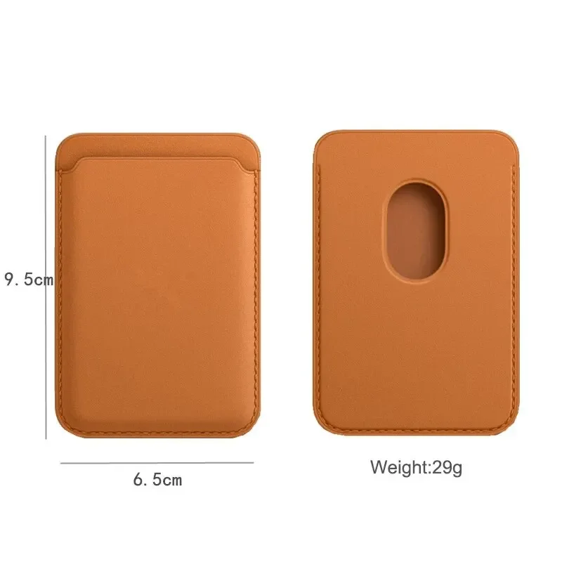Carteira de couro magnética titular do cartão macsafe suporte do telefone para magsafe iphone 15 14 13 pro max mac suporte seguro telefone