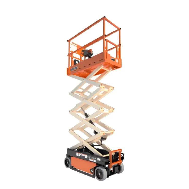 Manual Lift Table 420kg Electric Lifting Ladder Scaffolding 2-10 M for Construction Decoration Maintenance Remote Control