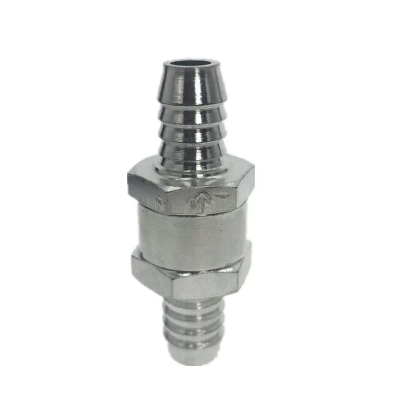 One Way 6/8/10/ 12 มม.4 ขนาดวาล์วอลูมิเนียมการใช้ Non Return Check Valve One Way Fit คาร์บูเรเตอร์