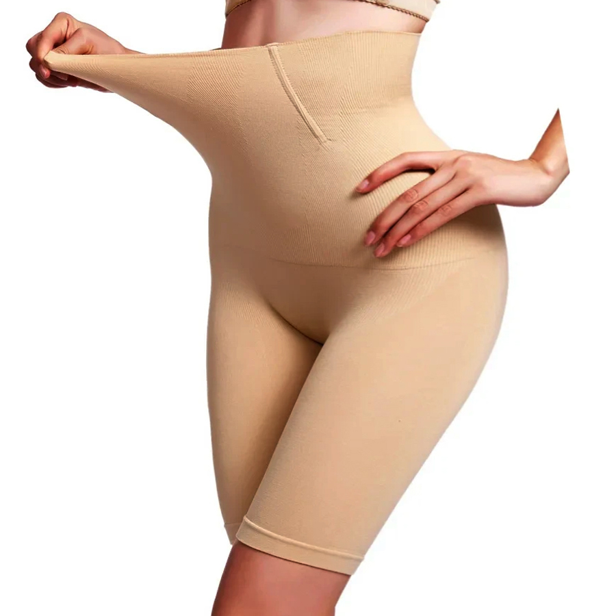 YBFDO vrouwen Hoge Taille Platte Hoek Shaper Broek Postpartum Billen Lifting Lichaam Vormgeven Broek Slanke Shorts Taille Trainer