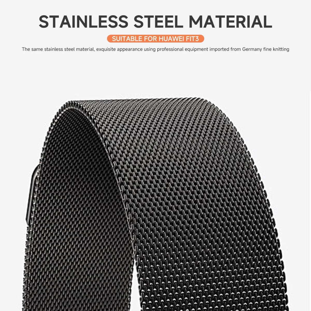 Milanese Loop Band สําหรับนาฬิกา Huawei Fit 3 สร้อยข้อมือสมาร์ทวอทช์สําหรับนาฬิกา Huawei Fit2 Fit1 เปลี่ยนสายรัดโลหะอุปกรณ์เสริม