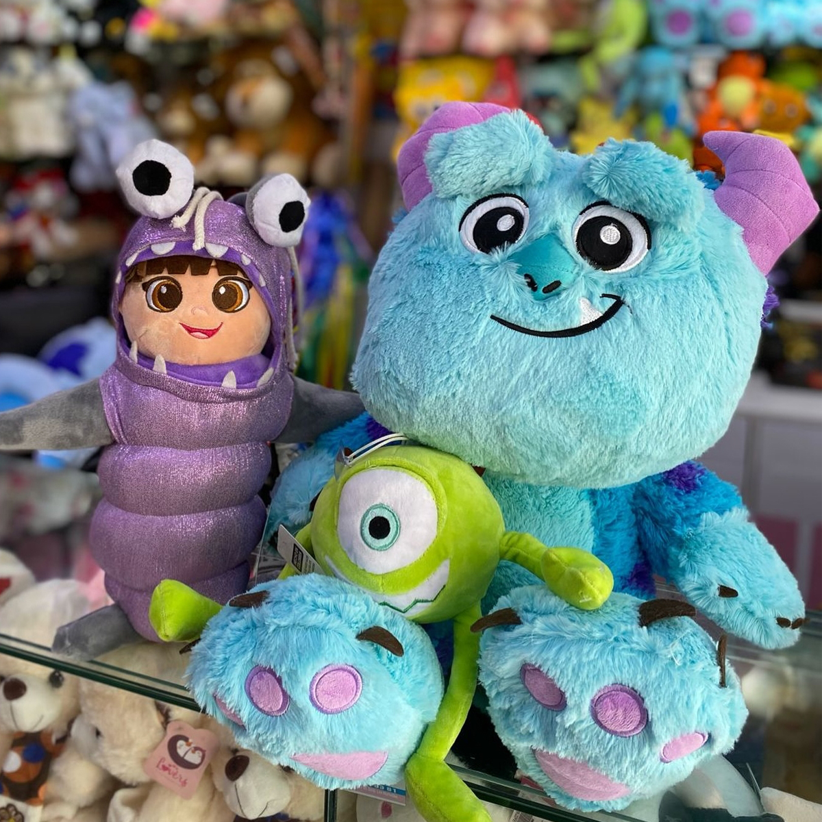 Monster-Plüschtier, Sitzposition, 26 cm, Baby-Sullivan-Plüschtier, weiche Kinderpuppe, Geburtstagsgeschenk für Jungen und Mädchen