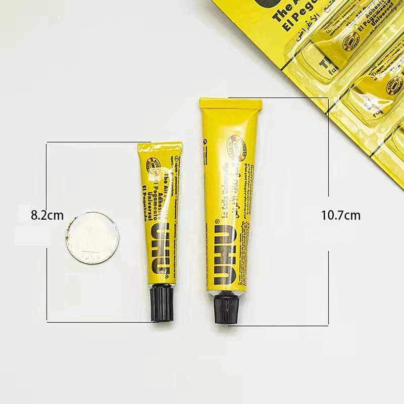 UHU 다목적 투명 접착제 접착제 여분의 강한 투명 접착제 수제 모델 접착제 패브릭 가죽 접착제 DIY 접착제