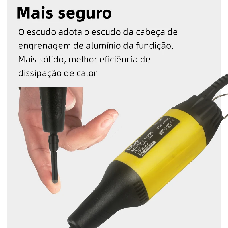 Forme elétrico para carpintaria, Root Carving Knife, Carpenter Sculpture Tool, Woodworking Tool, poderoso cinzel, 220V